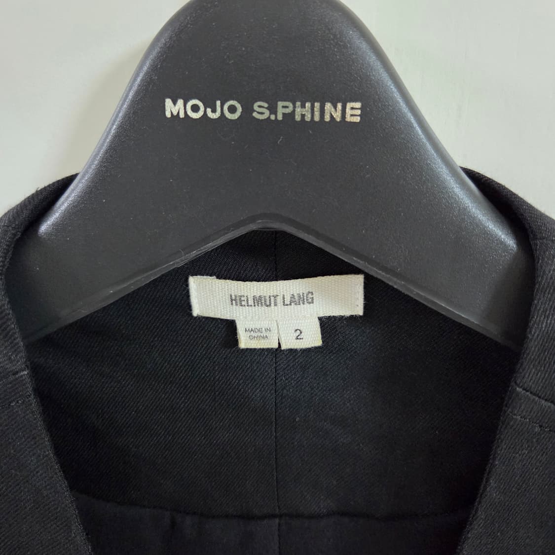헬무트랭 검정 블레이저 입니다 상품이미지5