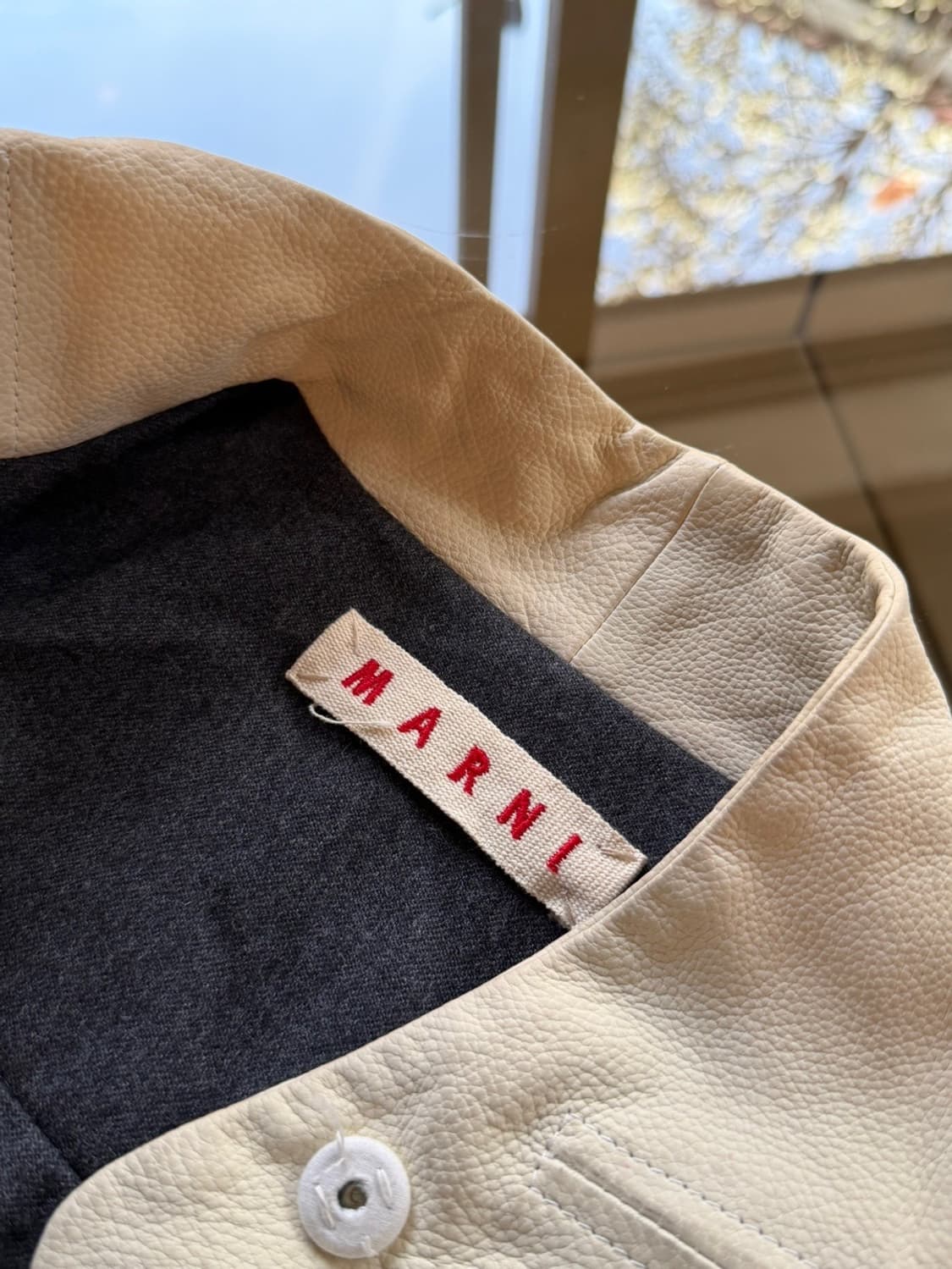 마르니 램스킨 레더 자켓 55 상품이미지9