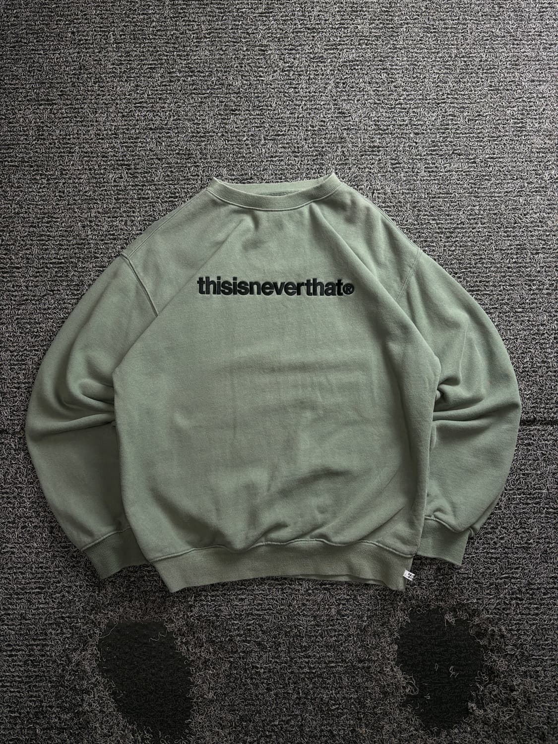 디스이즈네버댓 해비코튼 빅로고 크루넥 3800 상품이미지2