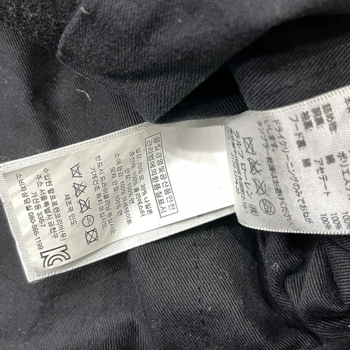 데님앤서플라이 후드 더플 코트 상품이미지7