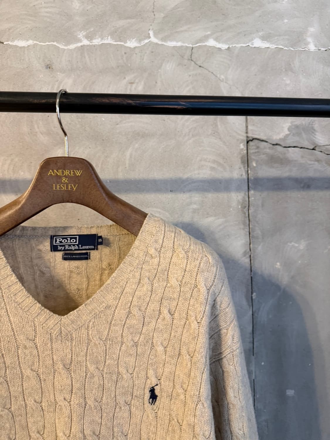 폴로 랄프로렌 램스울 케이블 니트 100 상품이미지4