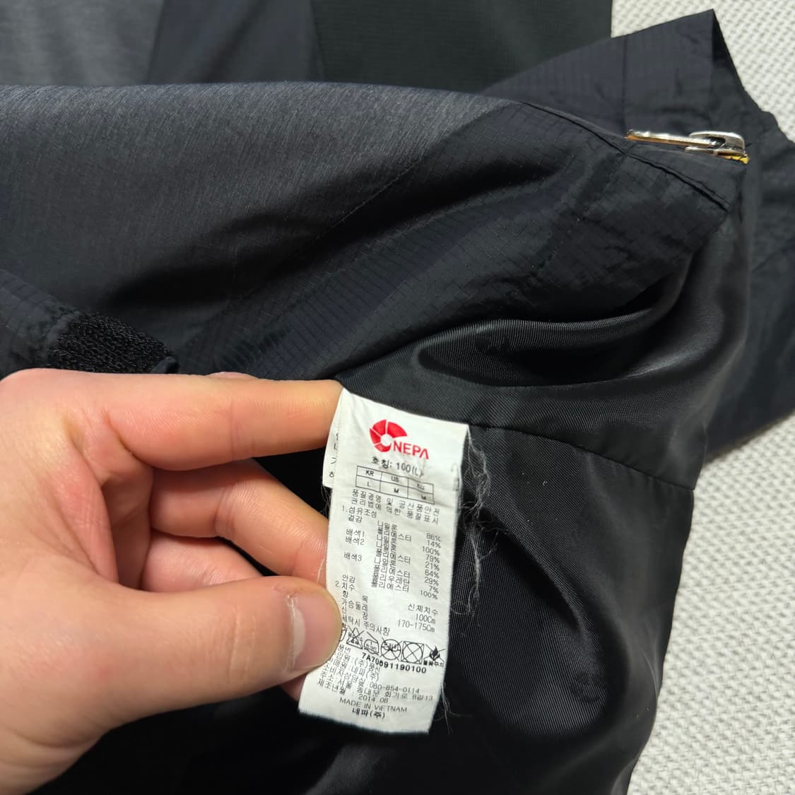 네파 X벤트 바람막이 자켓 상품이미지4