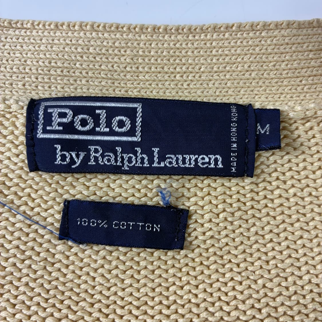 Polo  폴로 랄프로렌 자수 코튼 옐로우 니트 가디건  상품이미지4