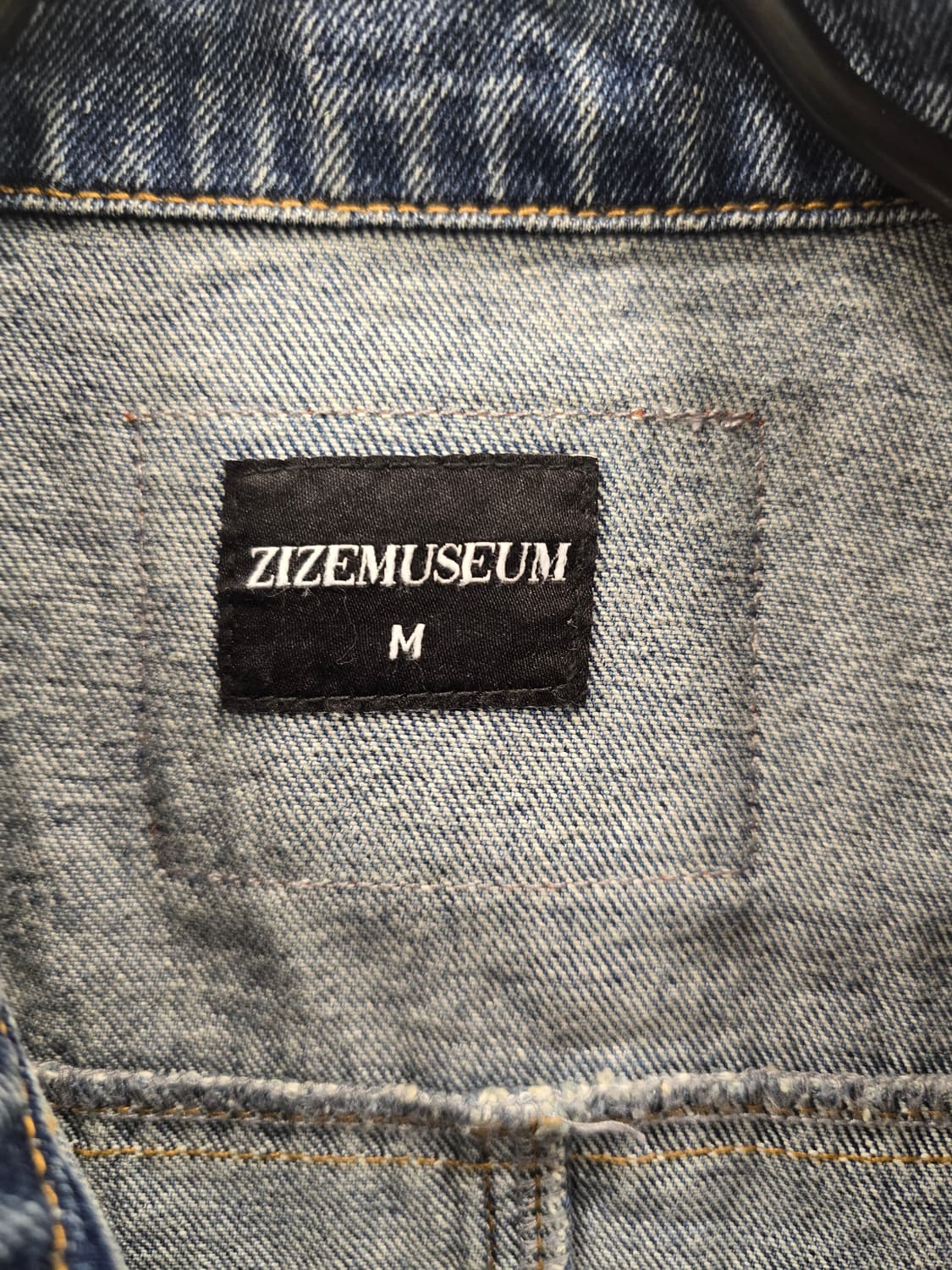 새상품) 지제뮤지엄 ZIZENUSETH 데님 청자켓 M (66) 상품이미지8