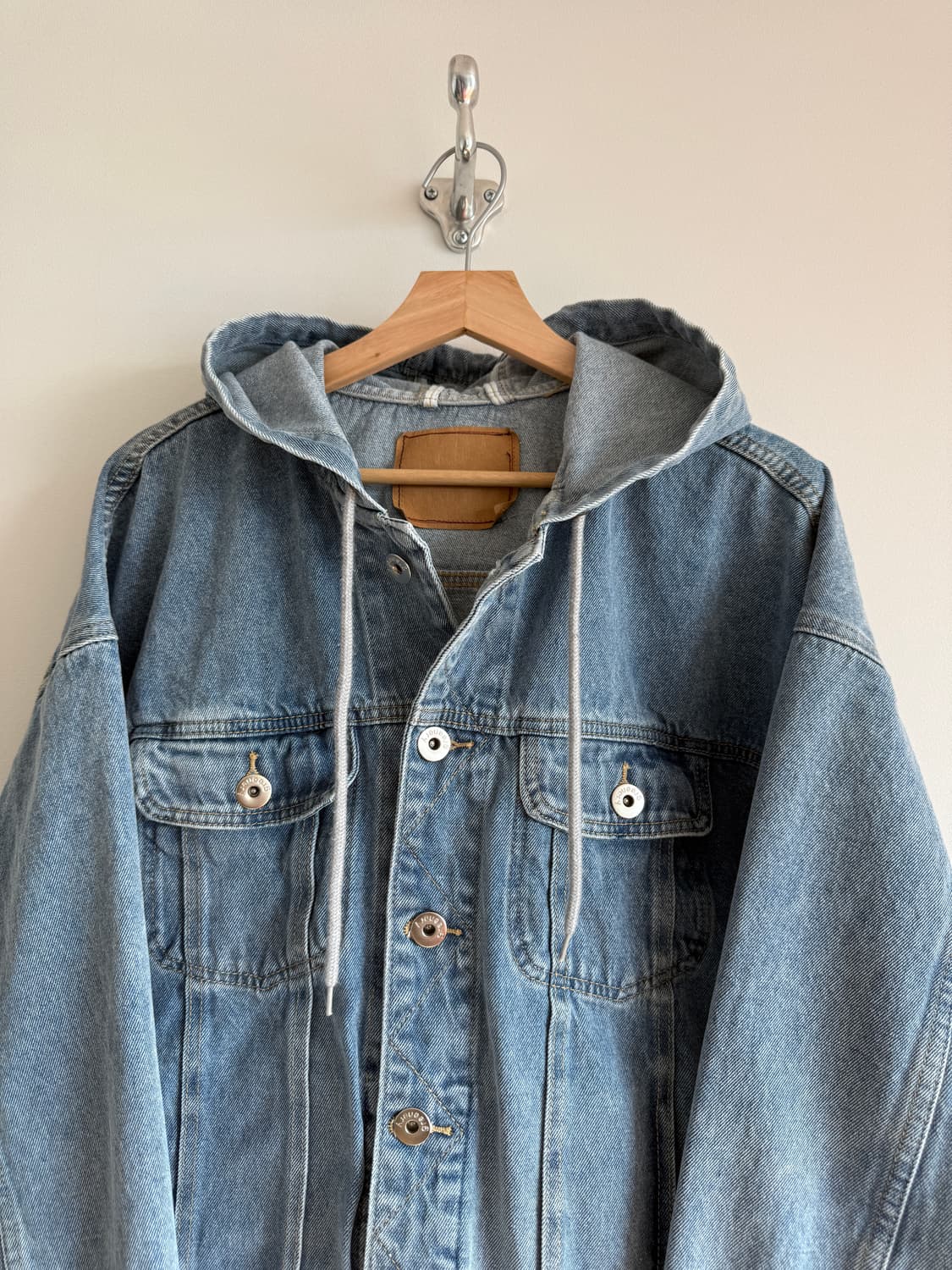  Pre owned 데님 후드 자켓 상품이미지2