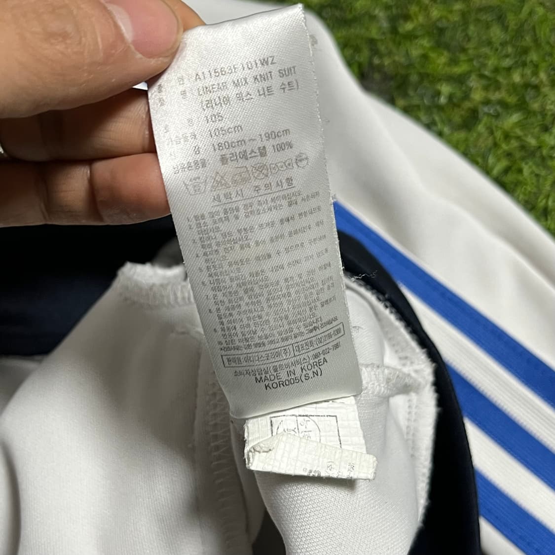 아디다스 화이트 희귀 배색 져지  상품이미지5