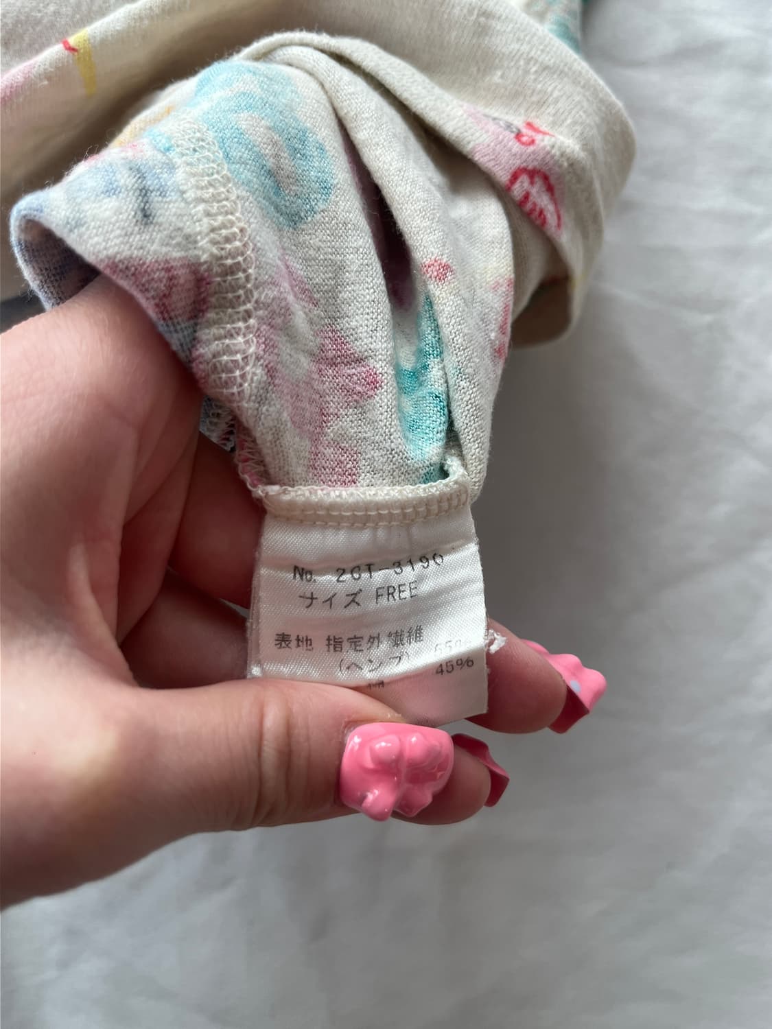 히스테릭 글래머 90s 아카이브 동물무늬 성조기 패치워크 반팔 티셔츠 상품이미지6