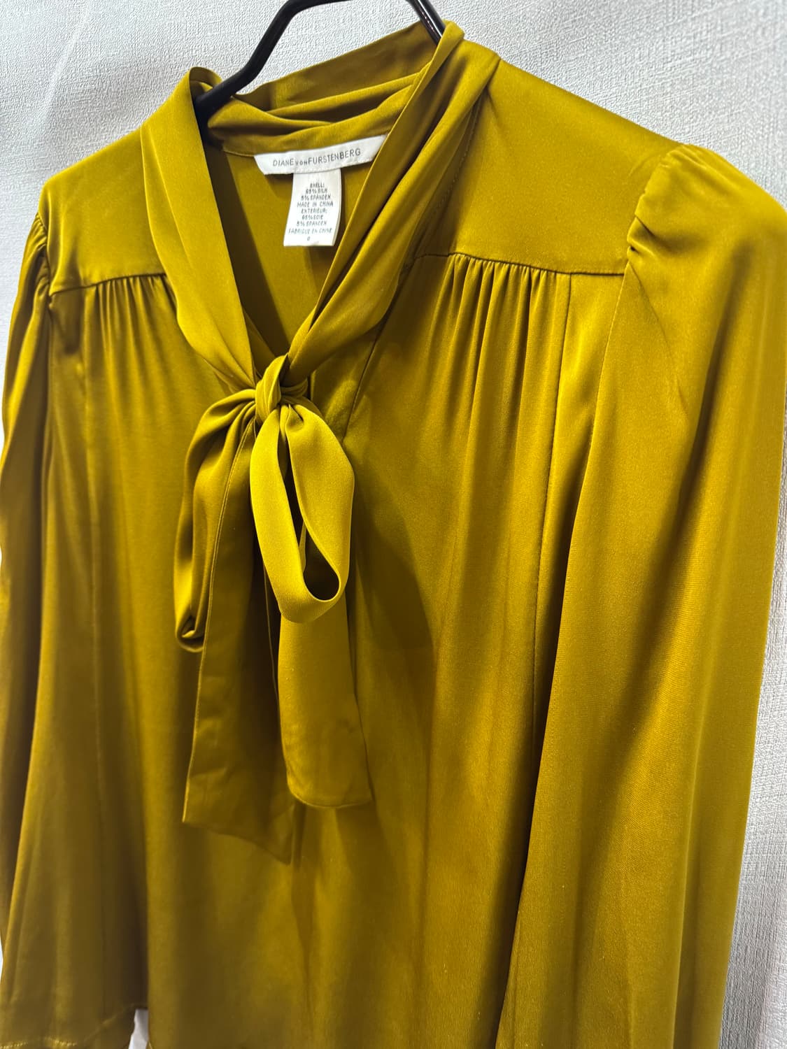 다이앤본퍼스텐버그 실크 타이 블라우스 S 상품이미지2