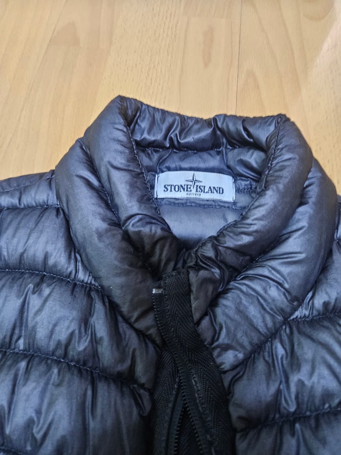 정품 스톤아일랜드 가먼트 다이 구스다운 패딩 L사이즈 상품이미지2