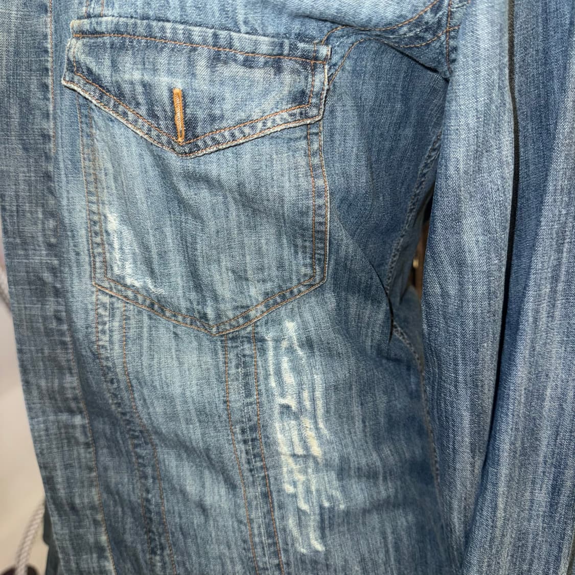 돌체앤가바나 데미지 청셔츠 상품이미지5