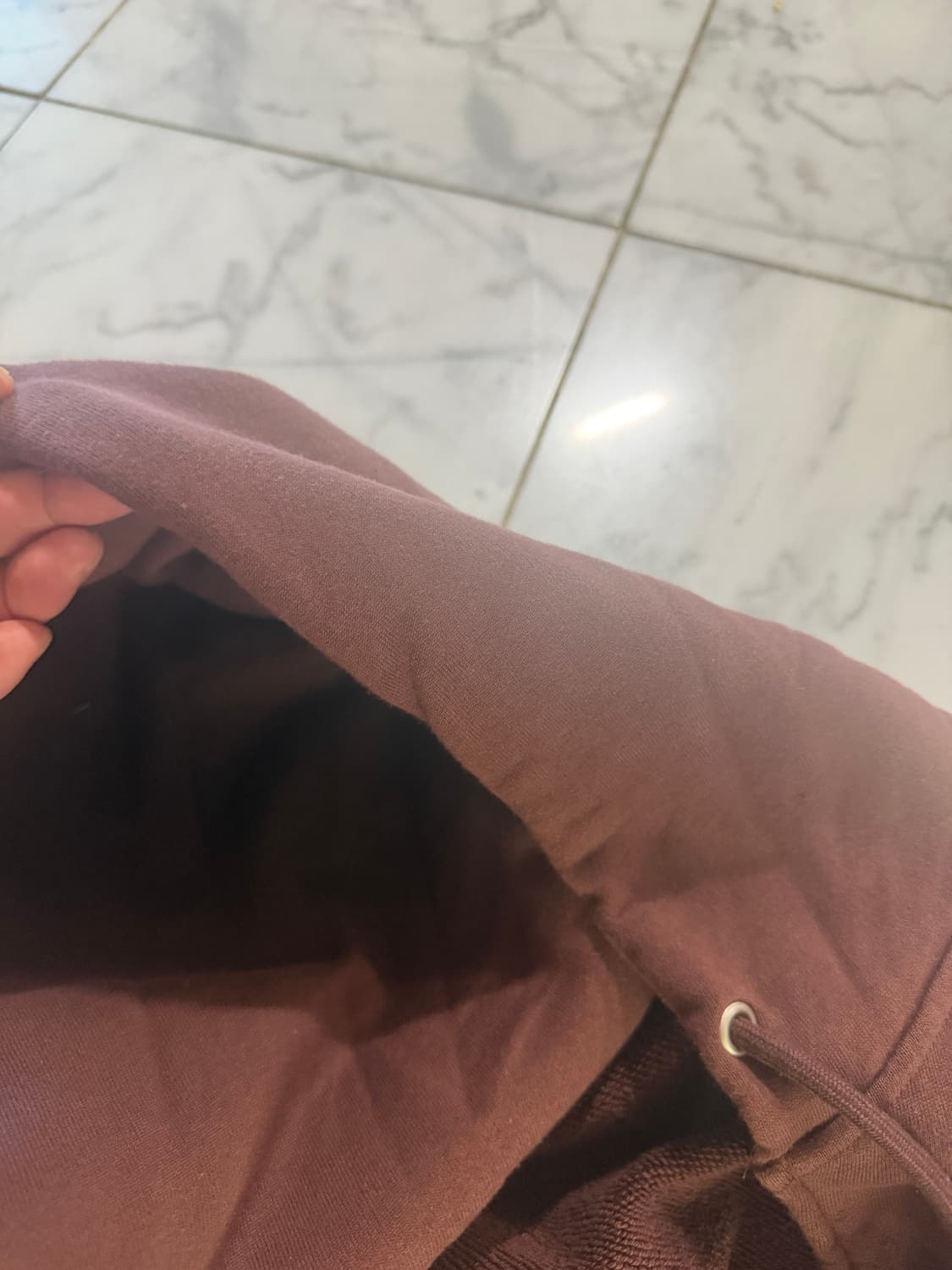 23ss 오라리 후드 집업 빈티지 버건디 4 100-105 상품이미지7