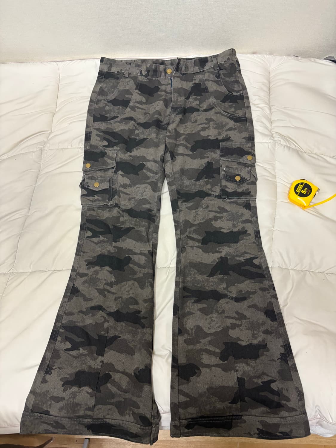 카모 부츠컷 팬츠 상품이미지1