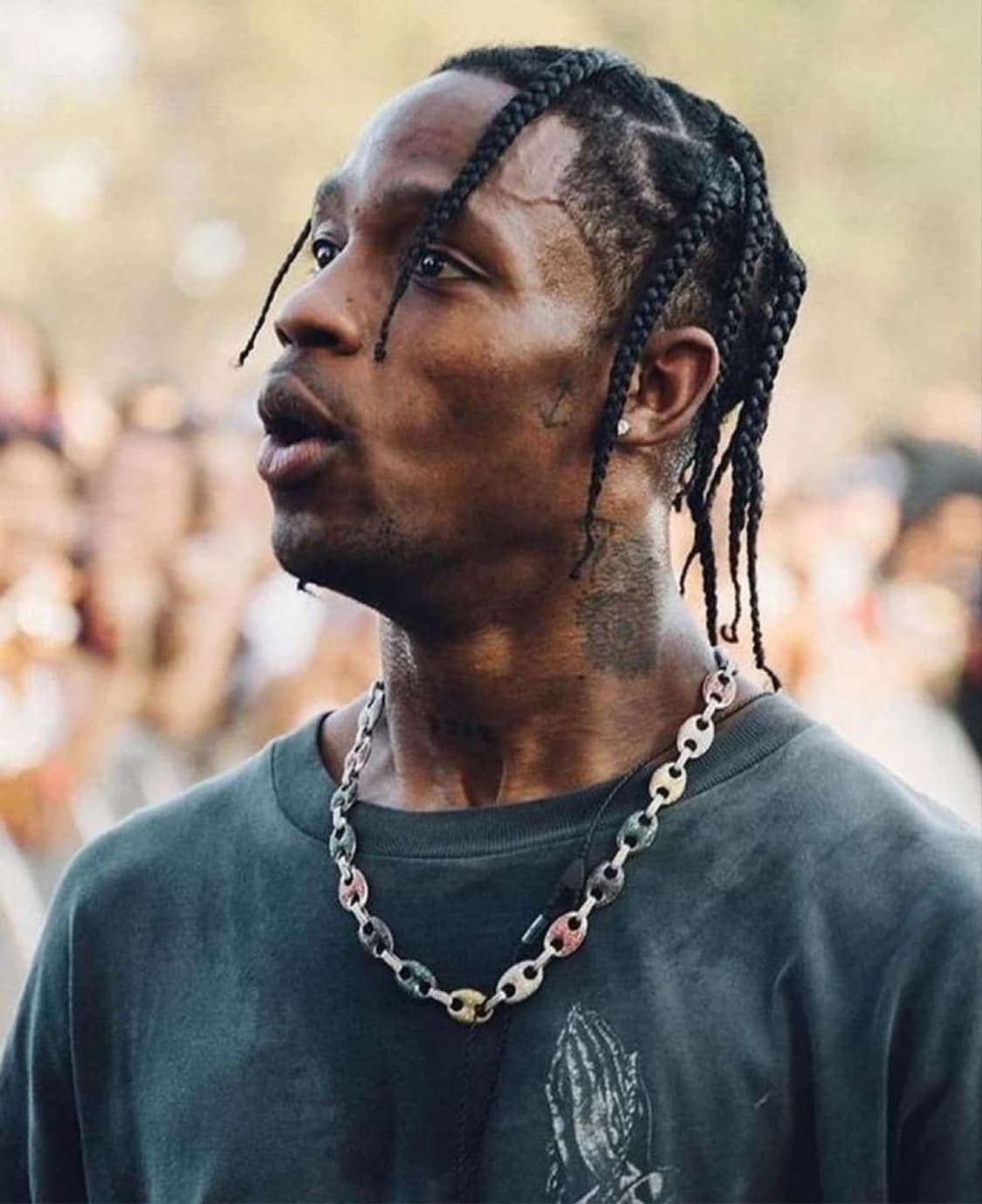 빈티지 Jesus Aztlan 반팔티 상품이미지3