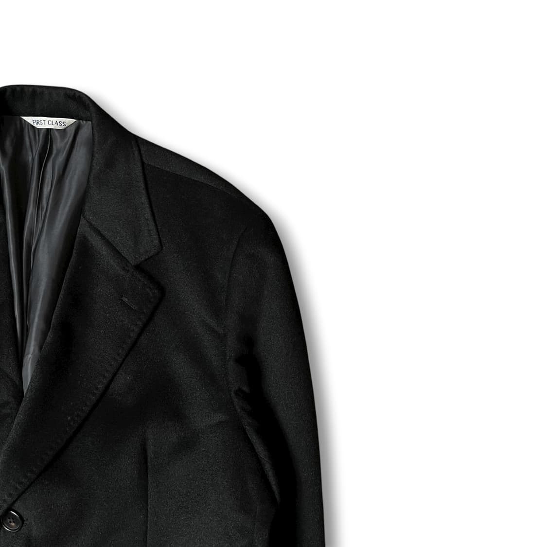 캠브리지멤버스 블랙 울 캐시미어 100 더블버튼 롱 코트 68 상품이미지2