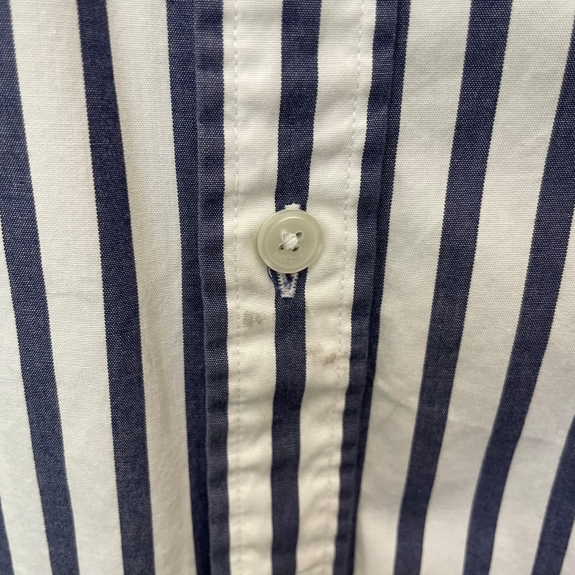 헤지스 피즈 네이비 스트라이프 긴팔 셔츠 95 상품이미지6