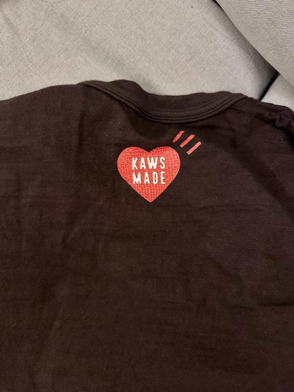 휴먼 메이드 X 카우스 그래픽 티셔츠 #1 블랙 상품이미지3