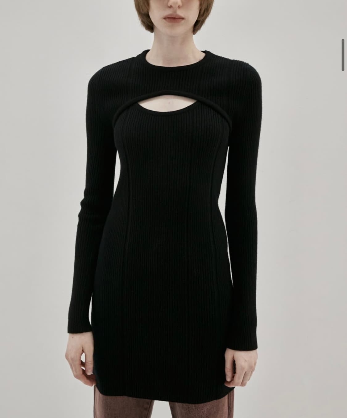 인사일런스 우먼 리브드 볼레로 원피스 상품이미지4