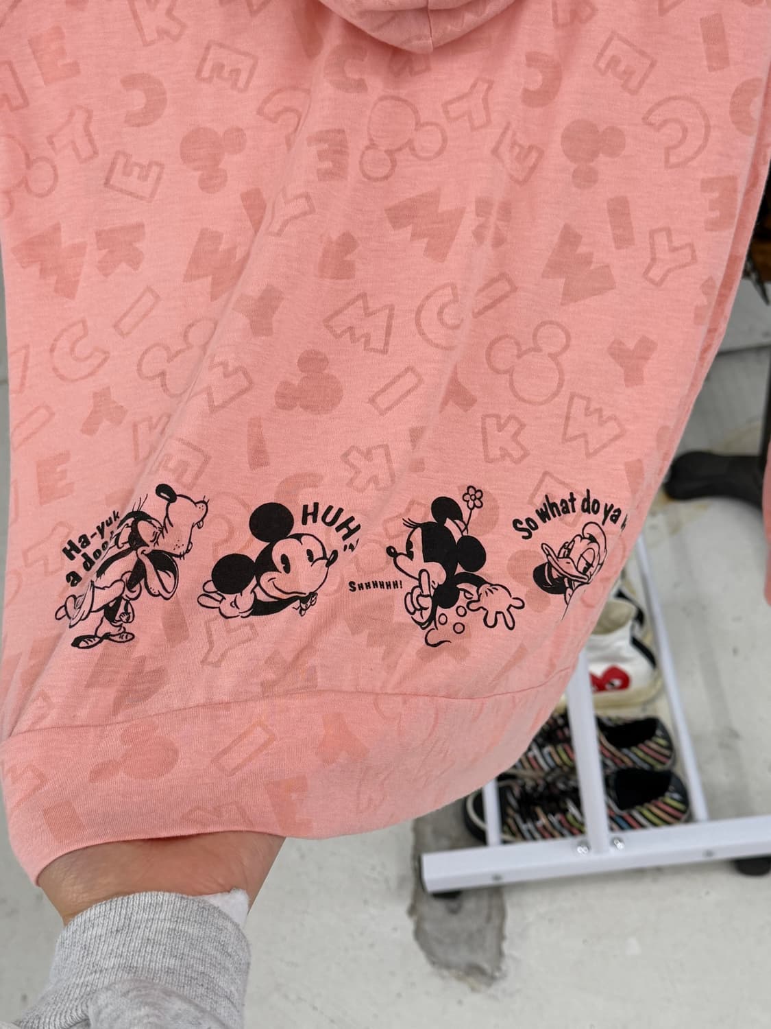 일본빈티지 키치 디즈니 미키마우스 후드집업 상품이미지10