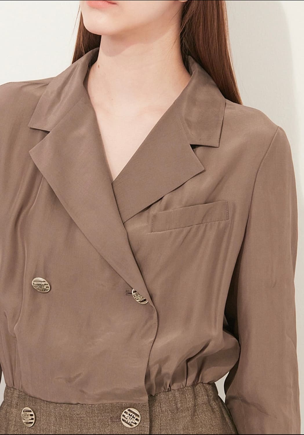 타임 더블 브레스티드 점프수트 55사이즈 상품이미지4