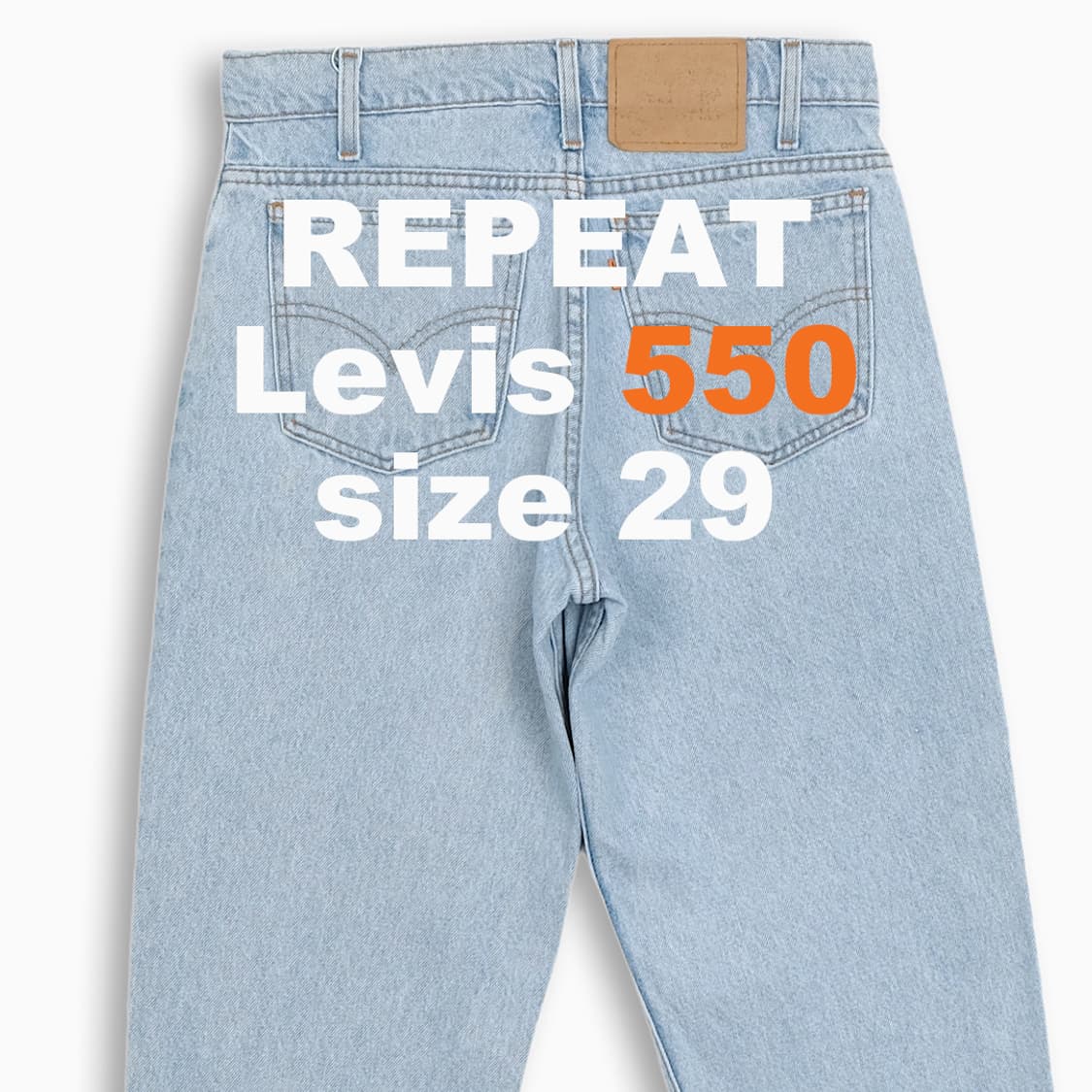 리바이스 550 오렌지탭 연청 90s 29사이즈 OR5503111 상품이미지1