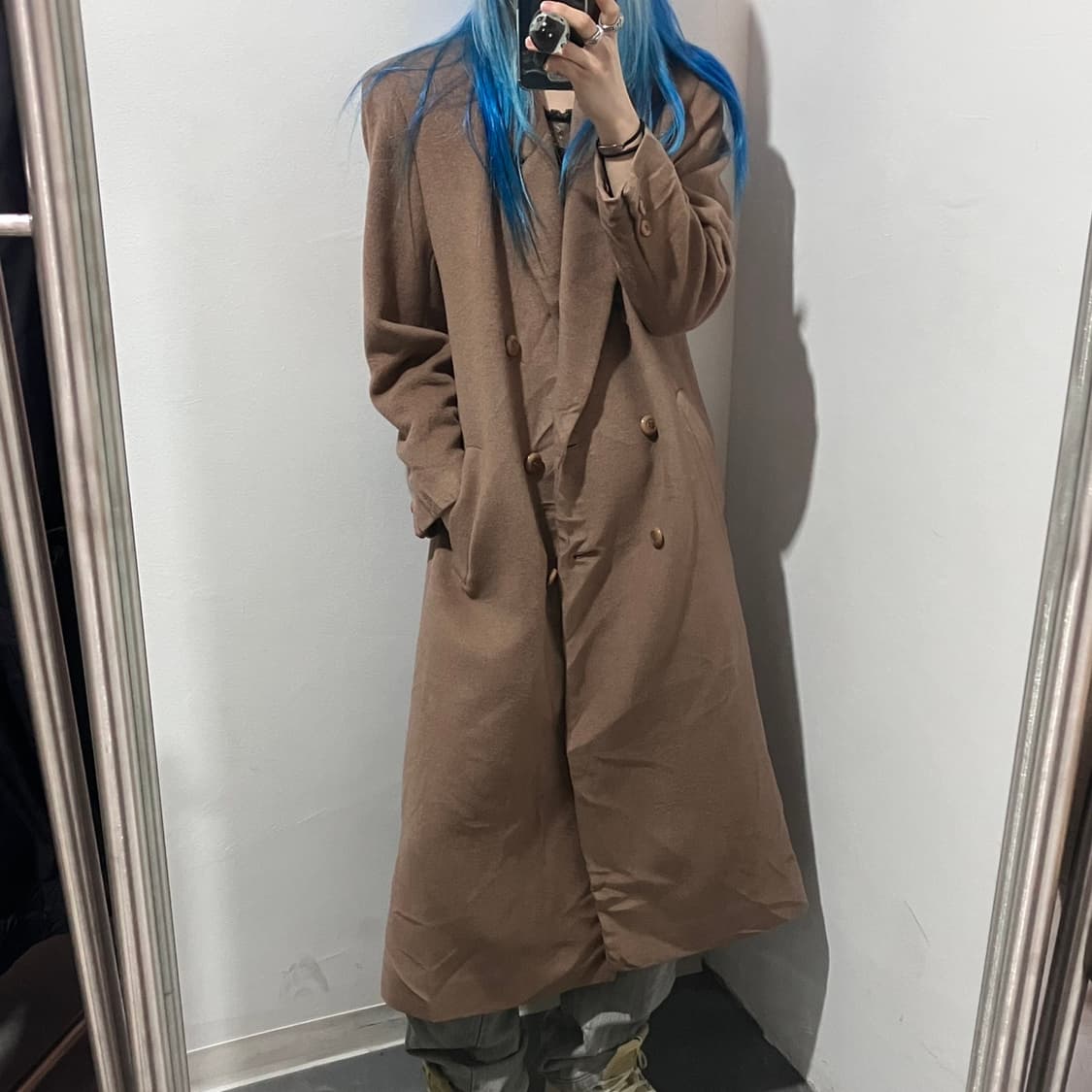 꾸레쥬 더블 맥시멈 코트 상품이미지1