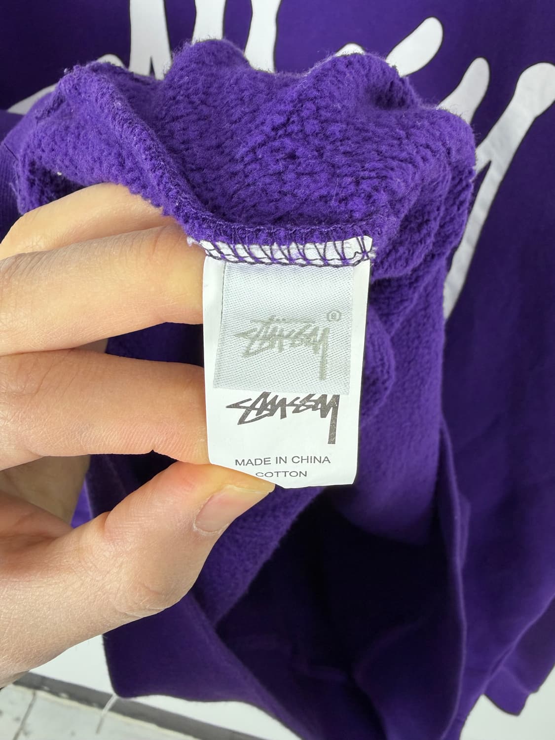 a33) 스투시 빅로고 베이직 후드티 상품이미지6