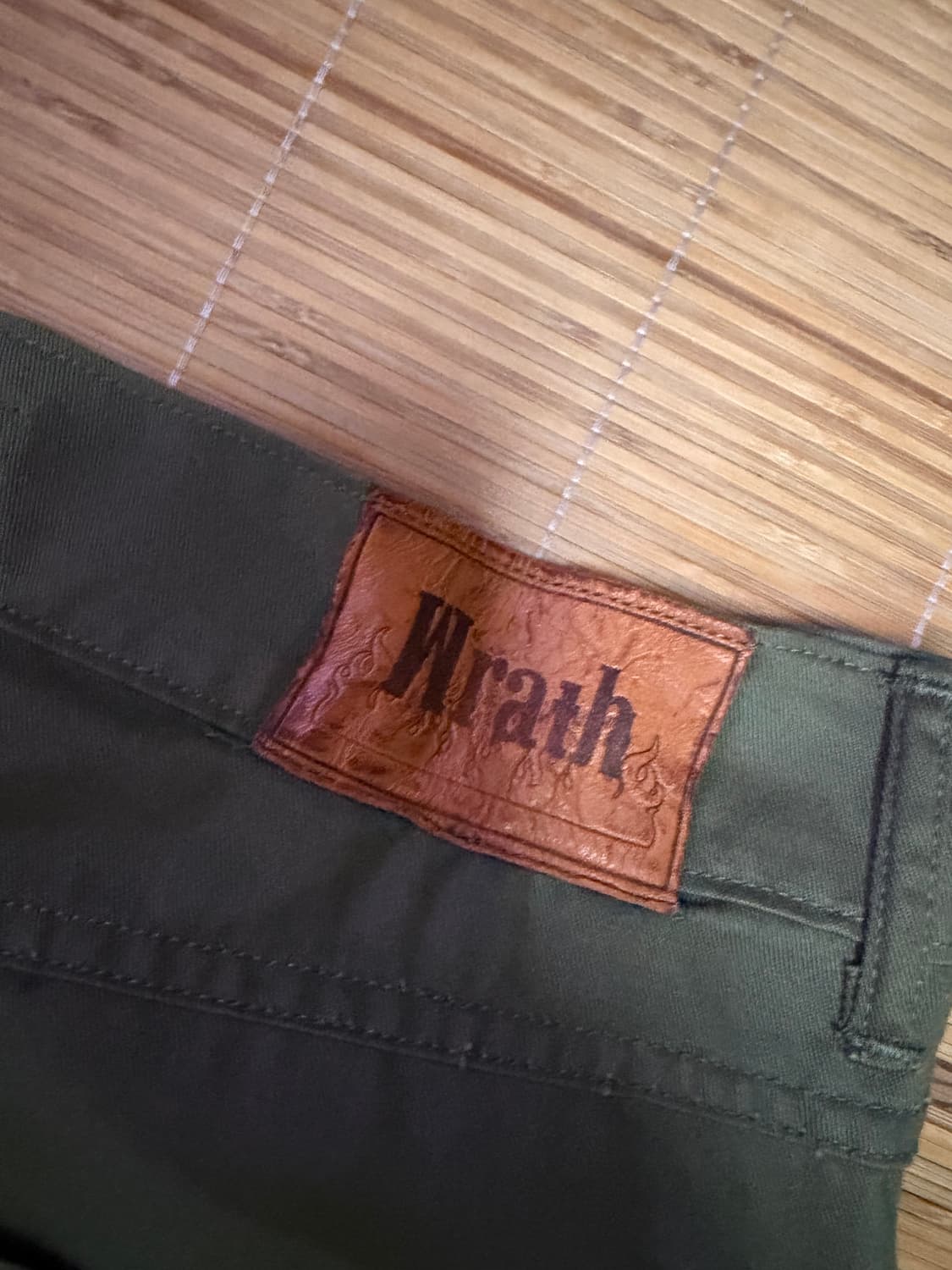 WRATH 뤠쓰 일본 통팬츠 올리브 바지 32 상품이미지1