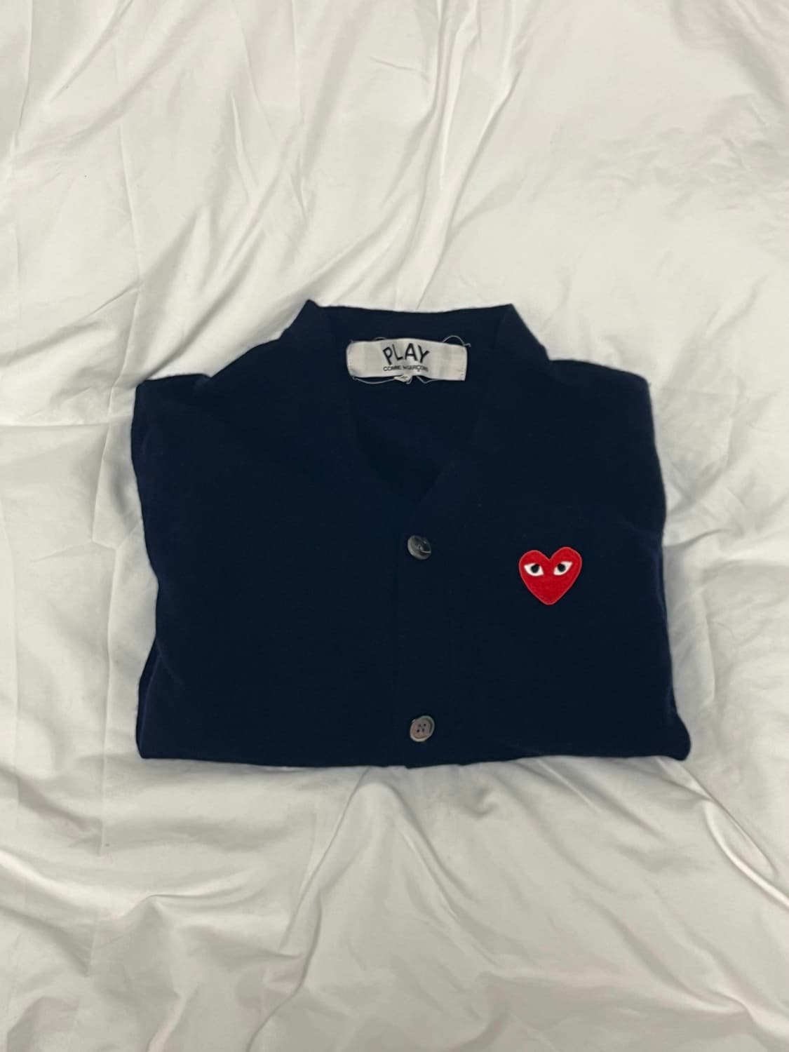 꼼데가르송 네이비 가디건 XL 상품이미지1