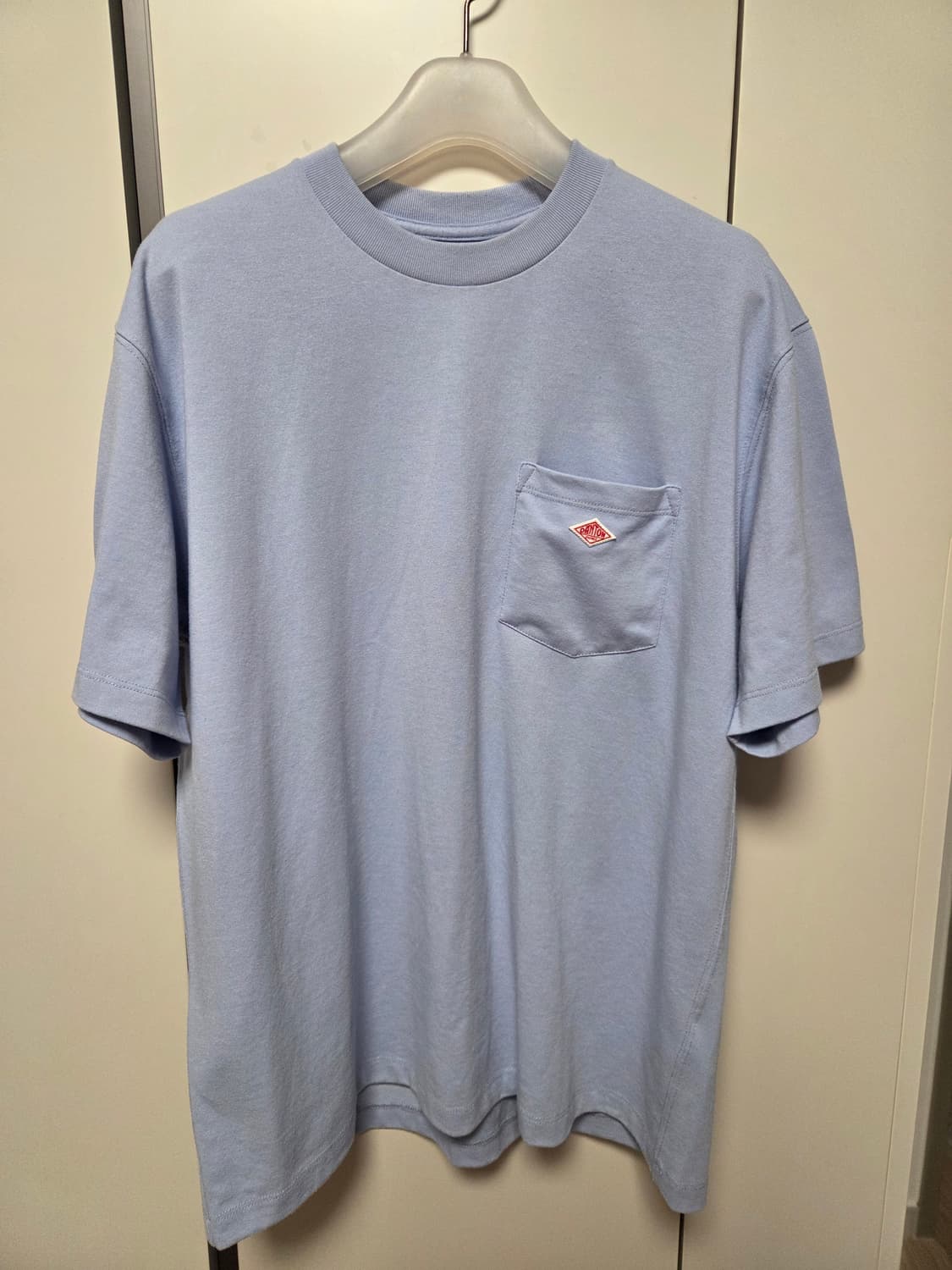 단톤 반팔 티셔츠 Men Tcb_Pocket T-Shirt - Blue 상품이미지1