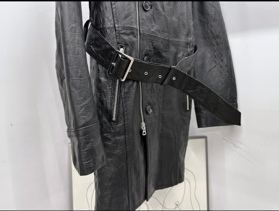 TORNADO MART leather strapped jacket 상품이미지3