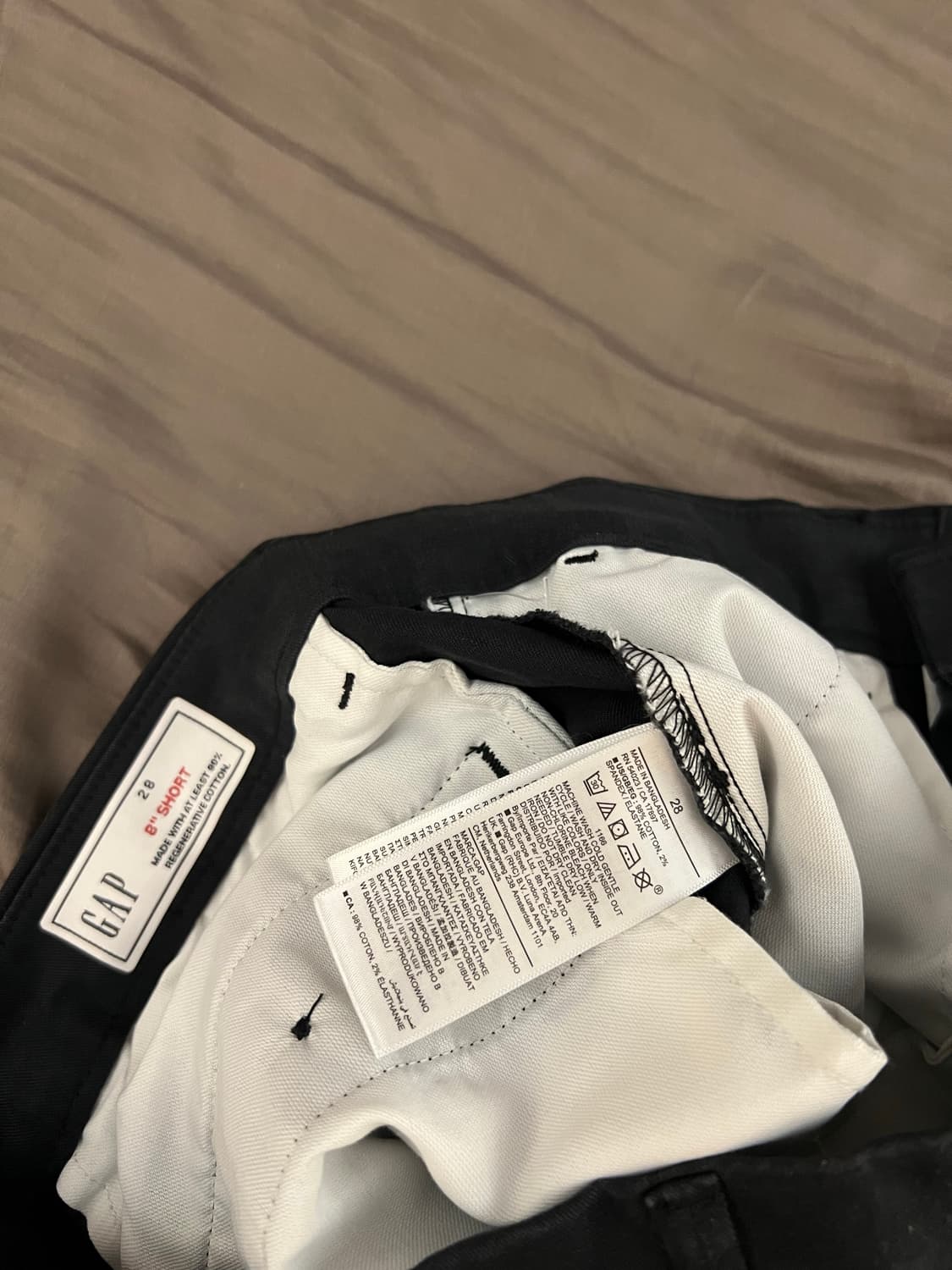갭 GAP 반바지 프렙스터 검정 28 새제품 상품이미지5