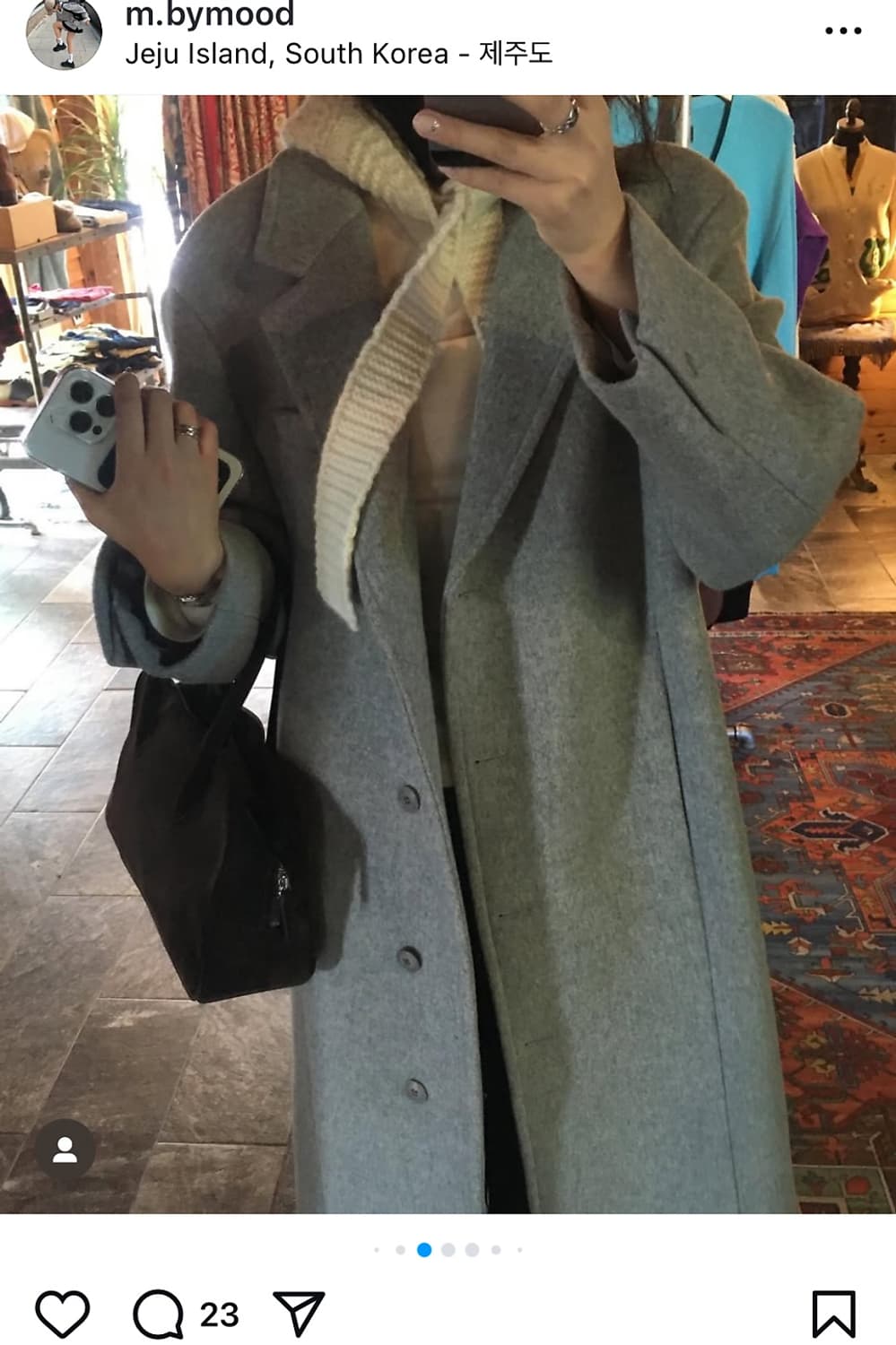 바이무드 마스롱코트 그레이 상품이미지1