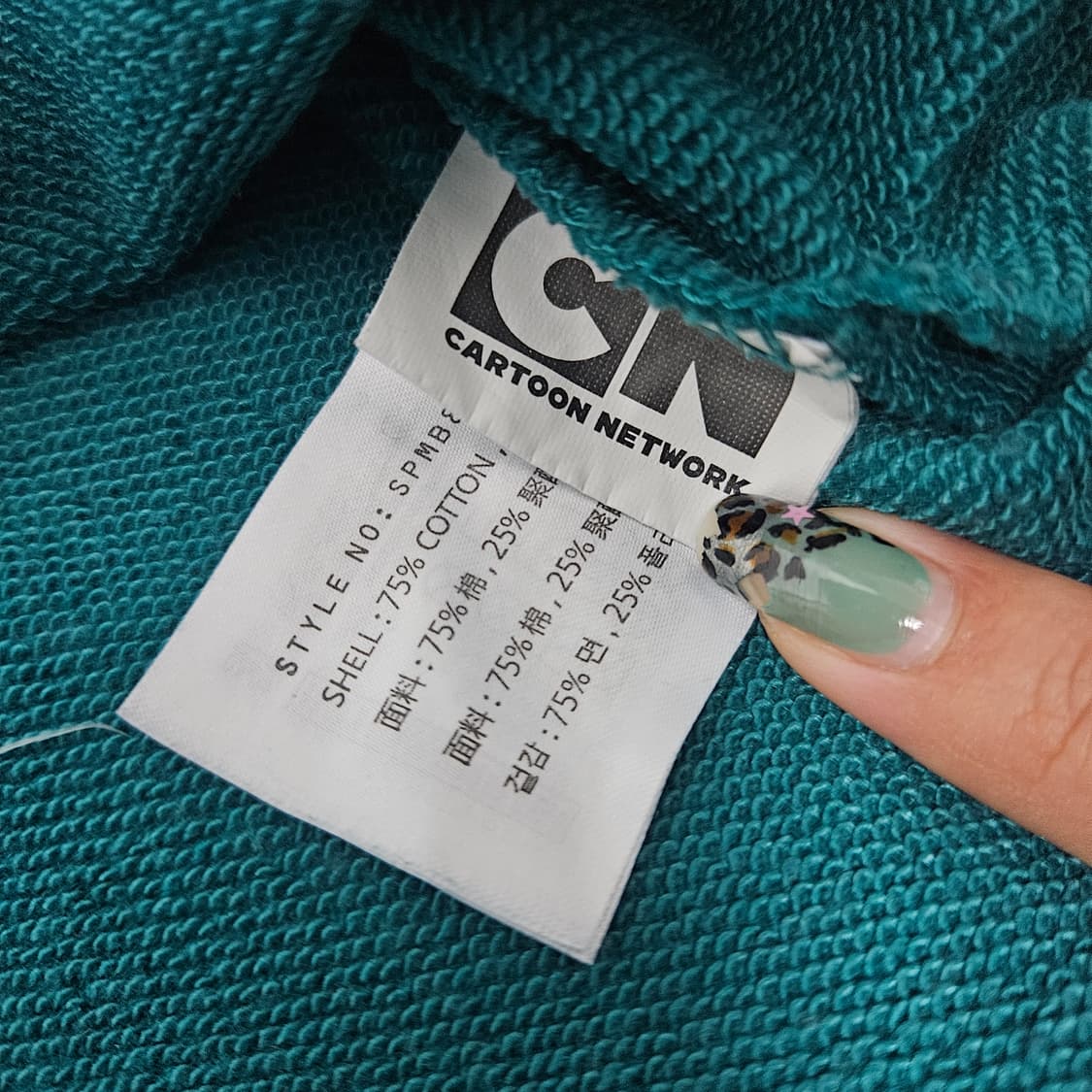 스파오 어드벤처 타임 콜라보 맨투맨 그린 상품이미지5