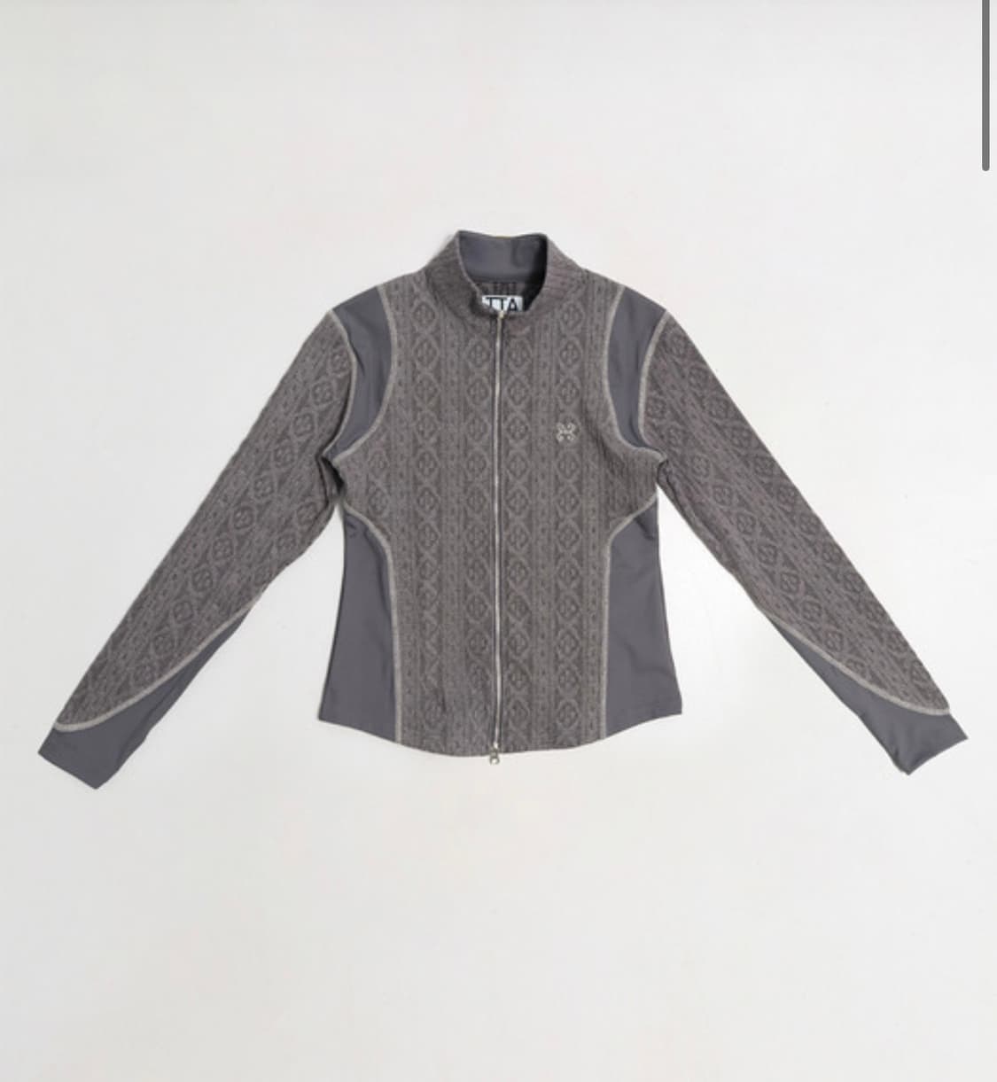 AIR CABLE KNIT HALF 2WAY ZIP UP JACKET-V 상품이미지1