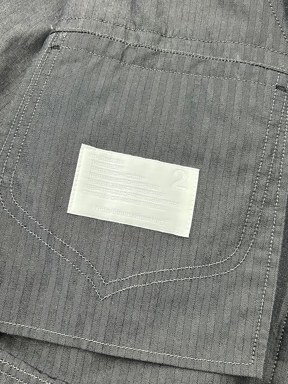 화이트 마운티니어링 12ss 웨스턴 밀리 유틸포켓 스티치 자켓 상품이미지8