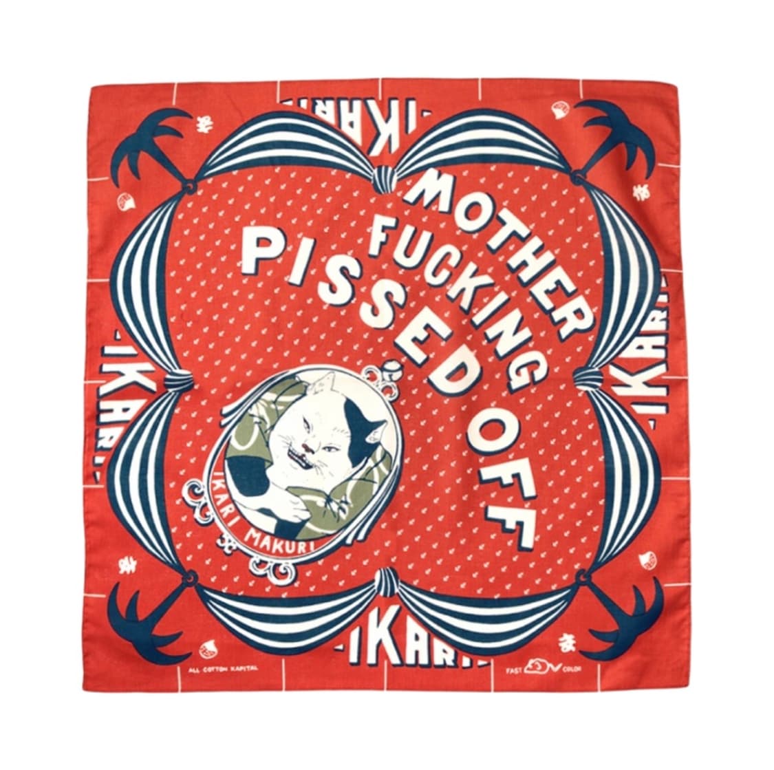 캐피탈 컬러드 반다나 앵그리 레드 제니 스카프 상품이미지2