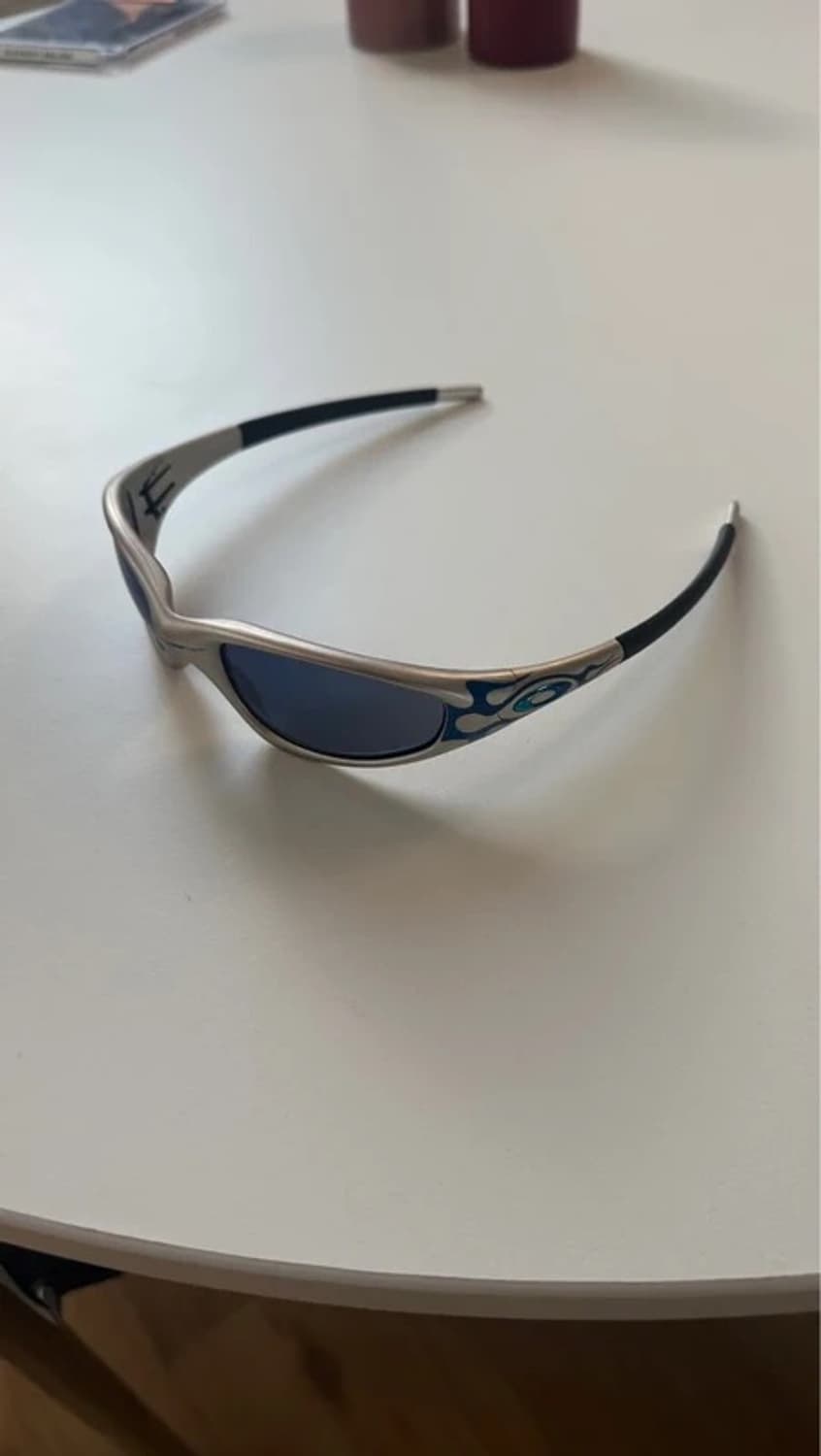 오클리 빈티지 스트레이트 자켓 99 블루/실버 상품이미지4