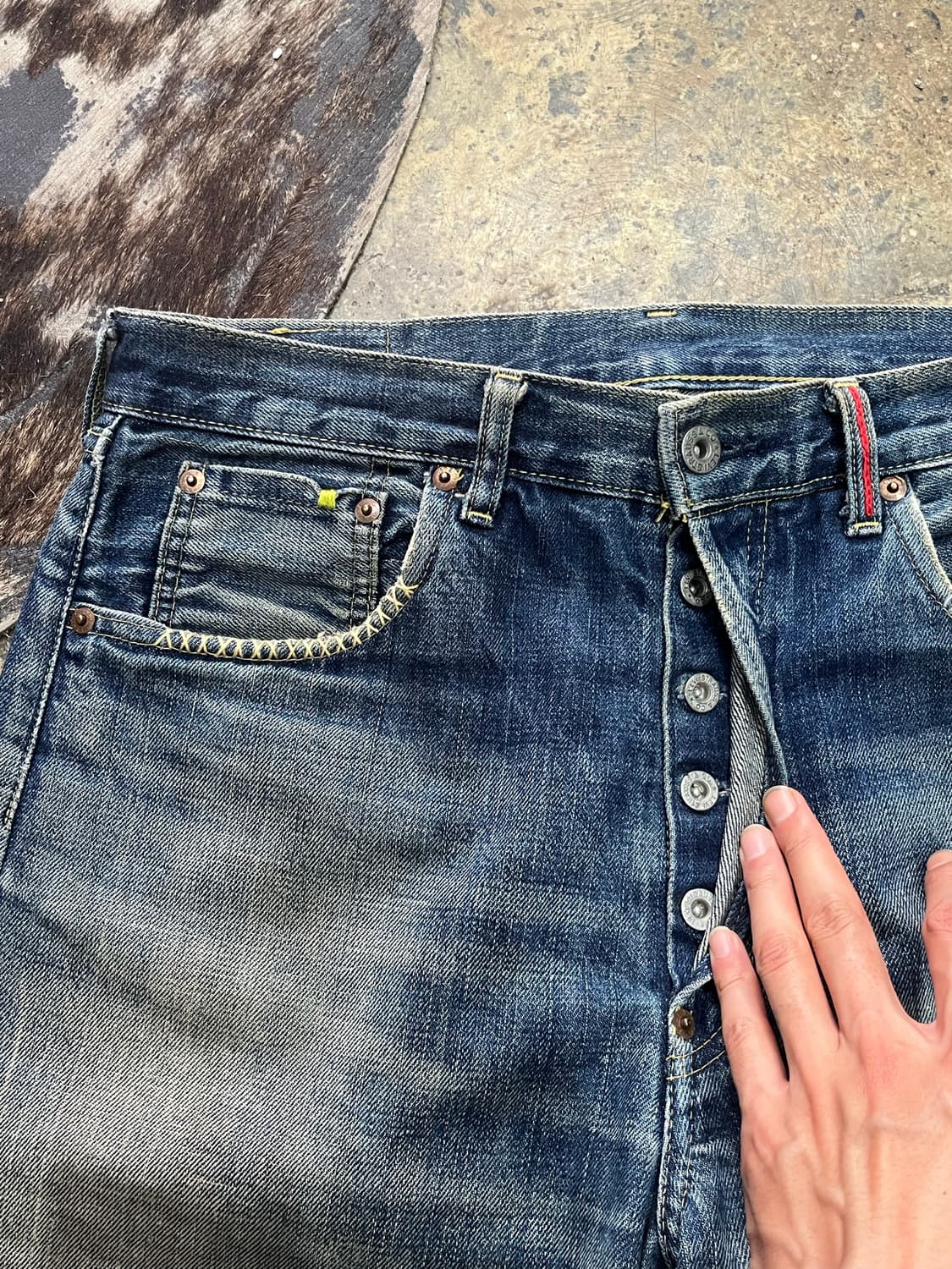 90's LVC 702-XX Made In Japan Selvedge 상품이미지7