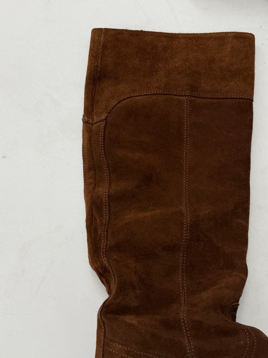 브라운 스웨이드 롱부츠  상품이미지3