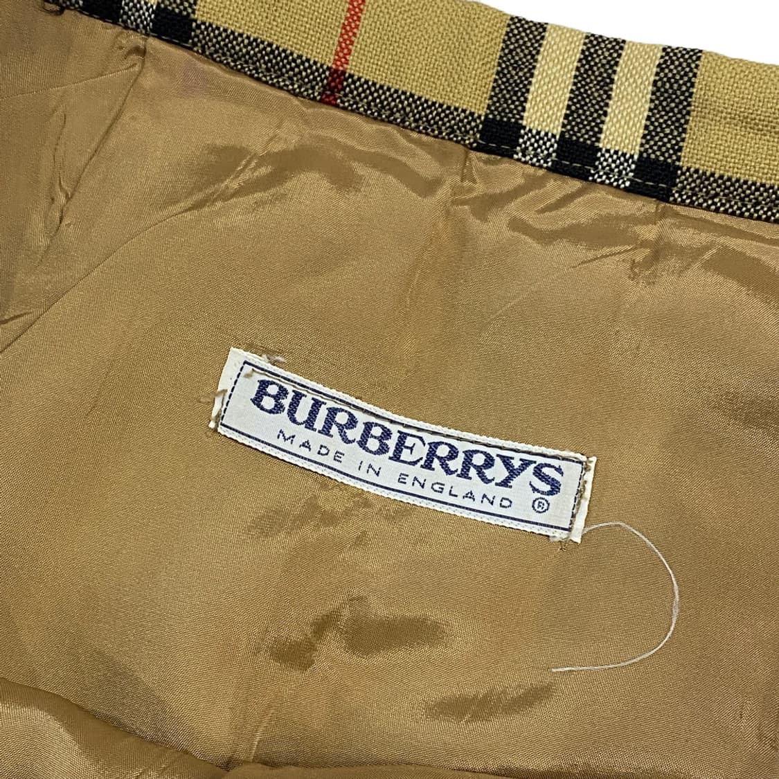 VTG 버버리 노바체크 롱 스커트 상품이미지4