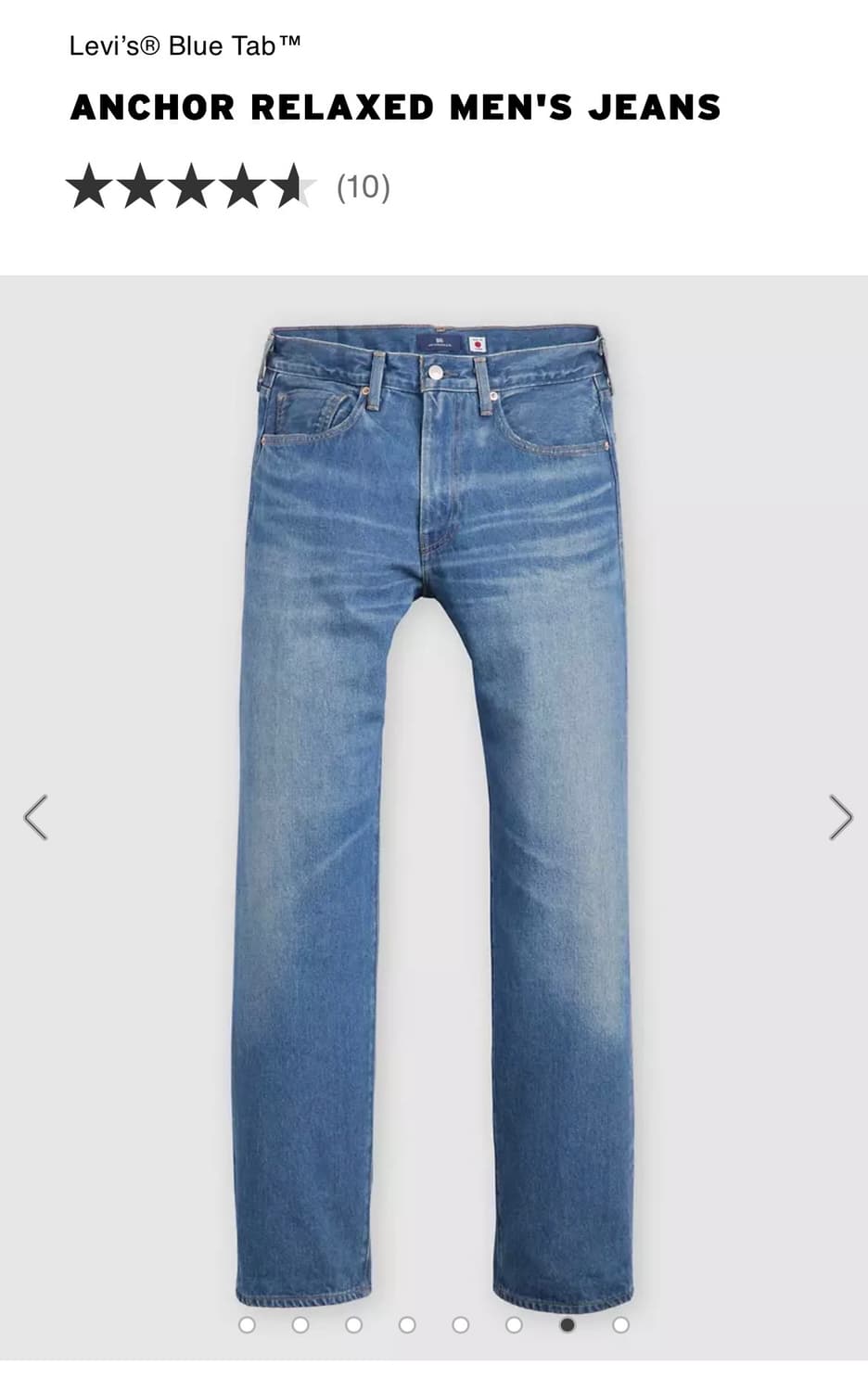 리바이스 블루탭 앵커릴렉스드진 (32/34) 상품이미지2