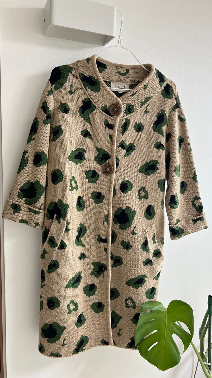 Lozza 레오파드 패턴 니트 코트 55 상품이미지1