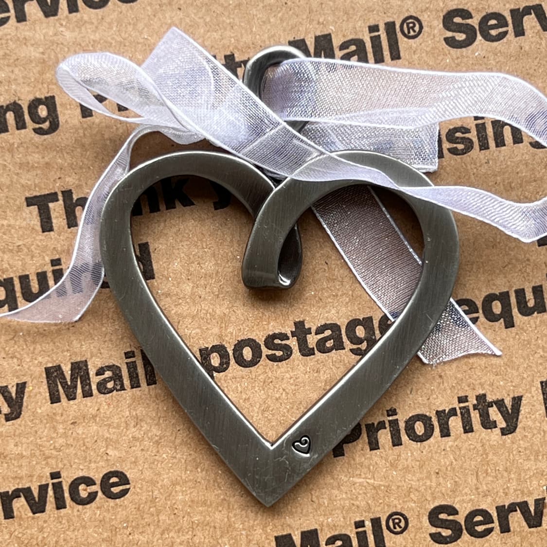 90s vtg Heart Keyring 상품이미지2