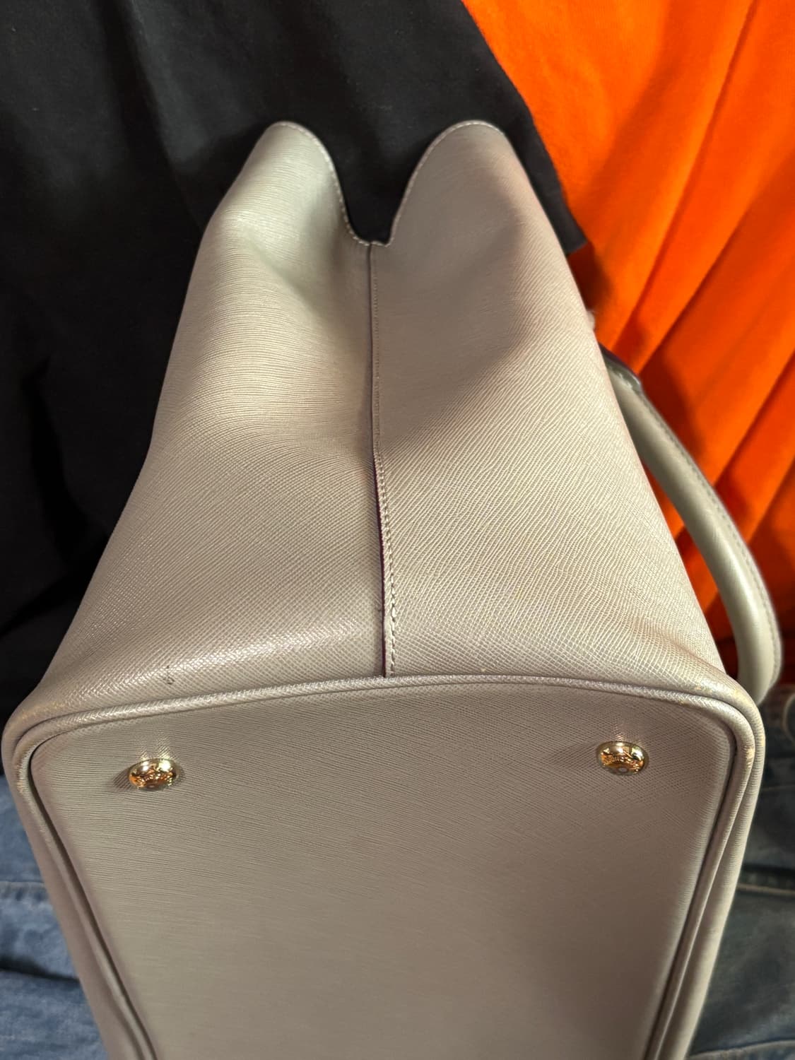vintage metro city leather dote bag  상품이미지9