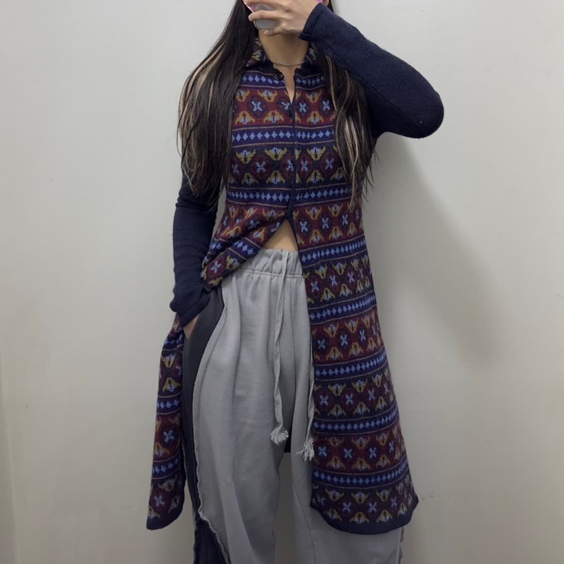 장폴 고띠테 클래시크 에스닉 롱가디건 상품이미지1