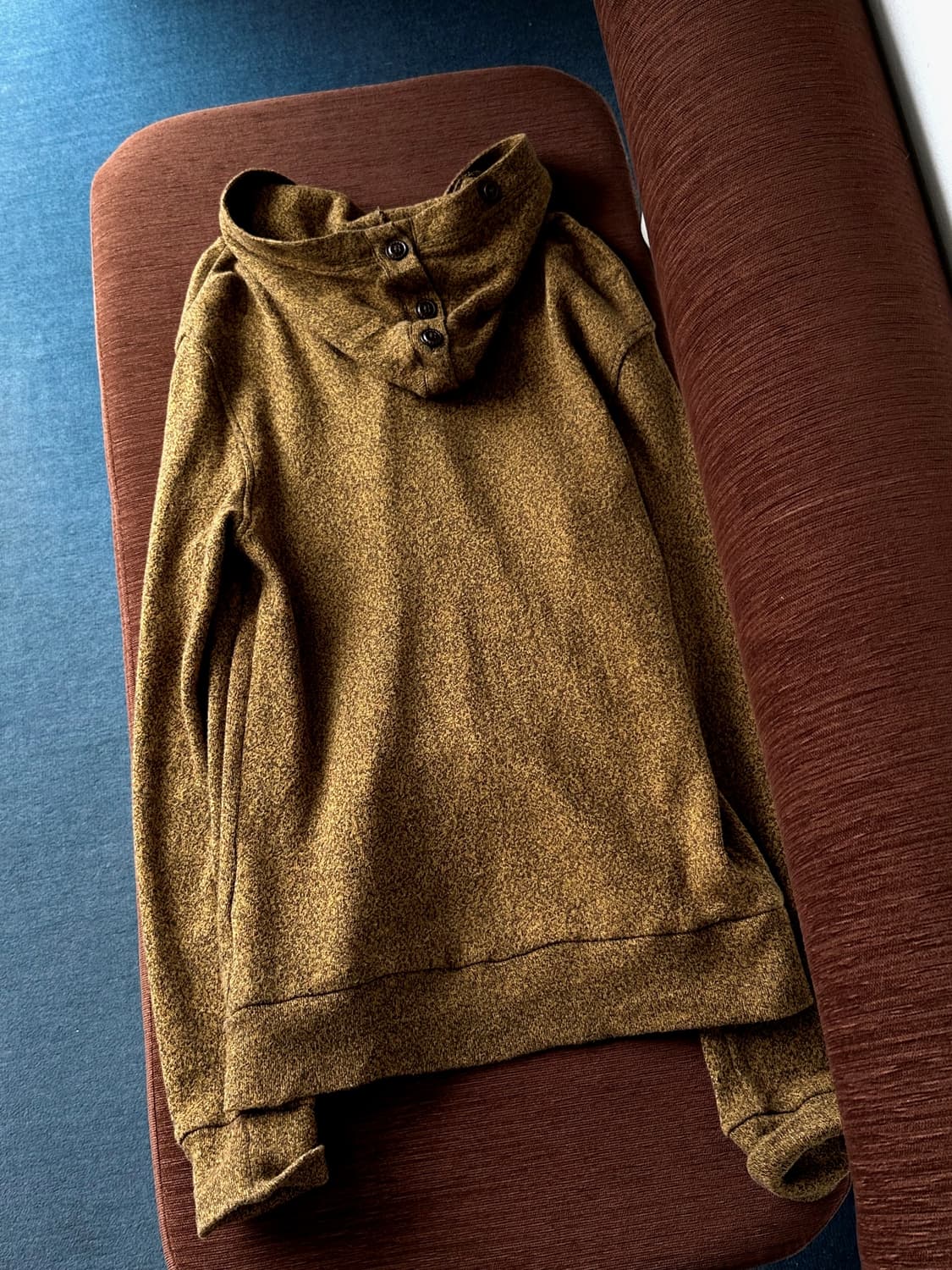 Mild cotton knitted hooded parka 상품이미지5