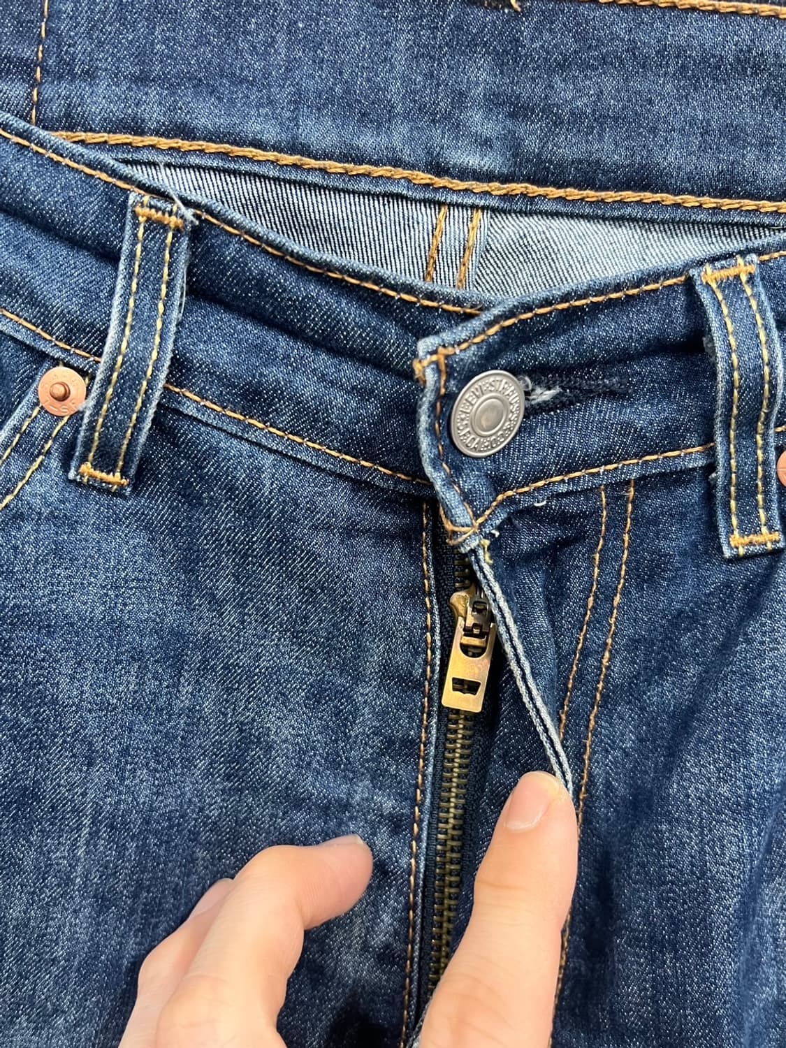 리바이스 505 레귤러 스트레이트 데님 팬츠 상품이미지4