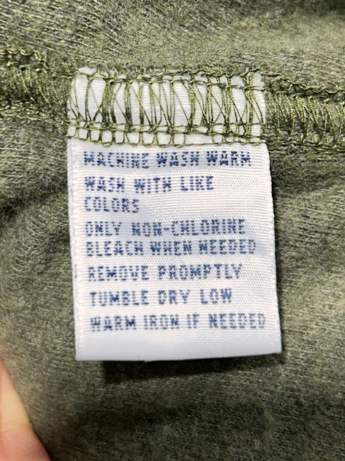 XL 폴로랄프로렌 투포켓 코튼 카키 롱슬리브 상품이미지6