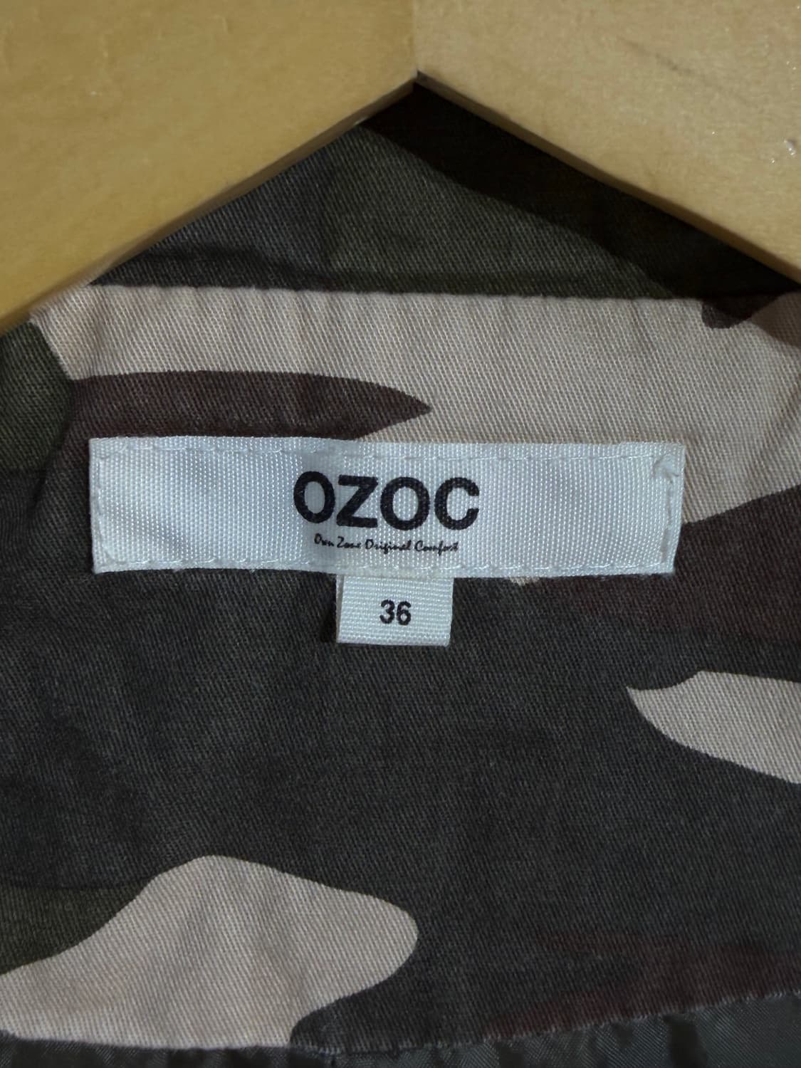 JPN OZOC 오조크 밀리터리 카모 갸루 자켓 야상 36 상품이미지7