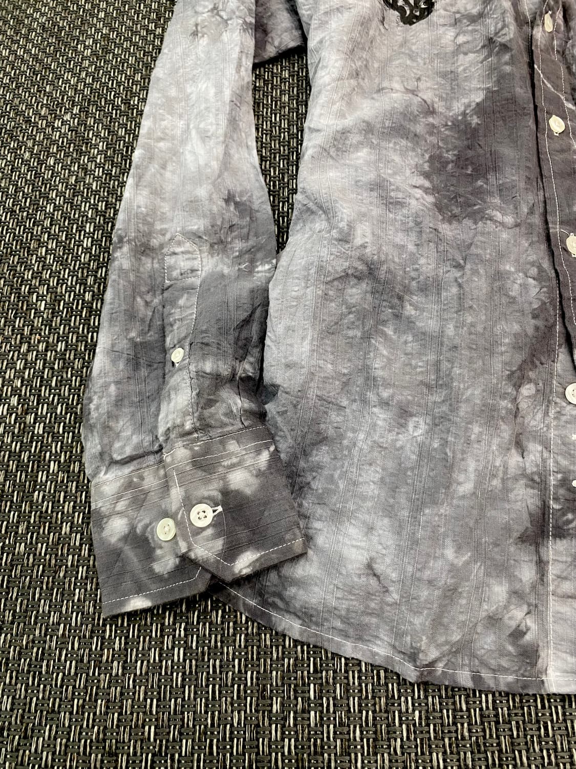 2000s Cross&Wings Print Losses Fit Shirt 상품이미지4